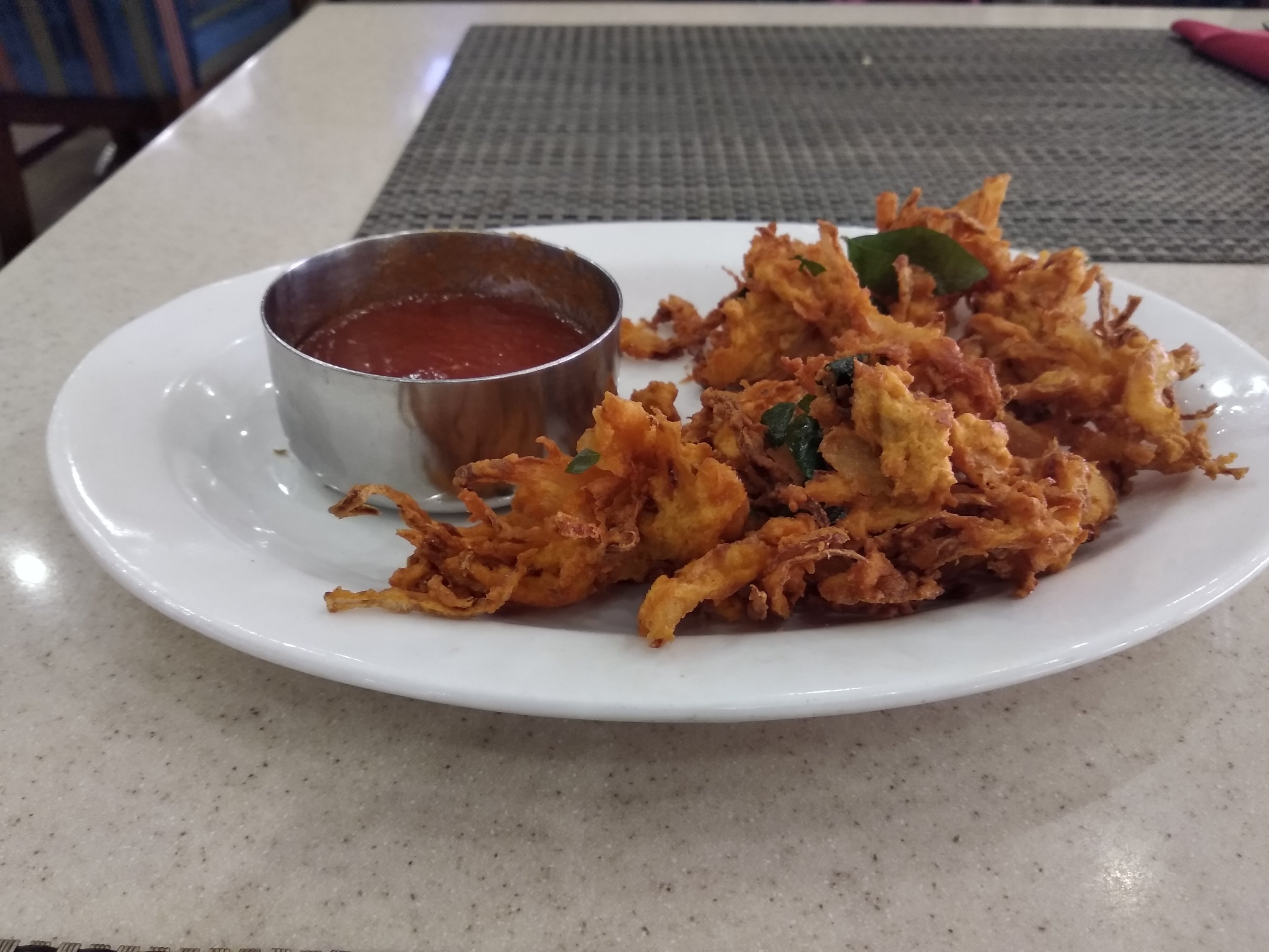 Raw mango pakoda